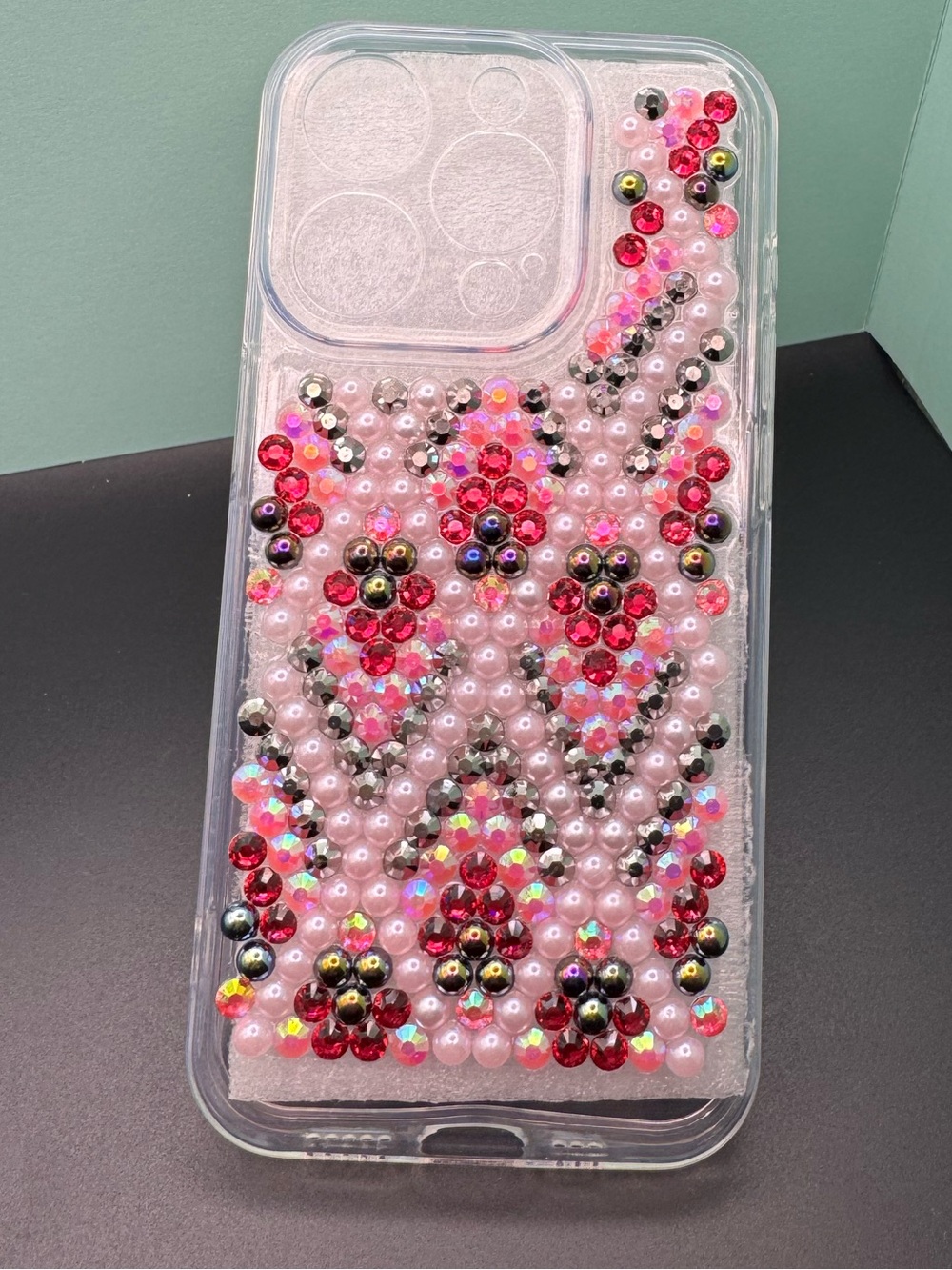 Rhinestone iPhone 15 Pro Case